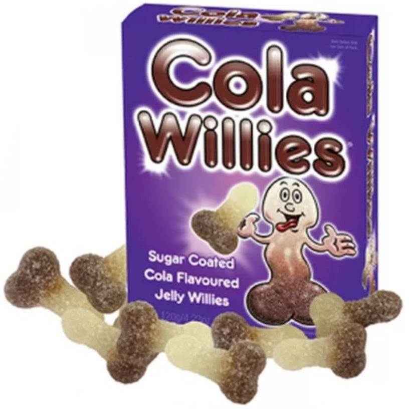 Sugar Coated Cola Flavoured Jelly Willies - APLTD