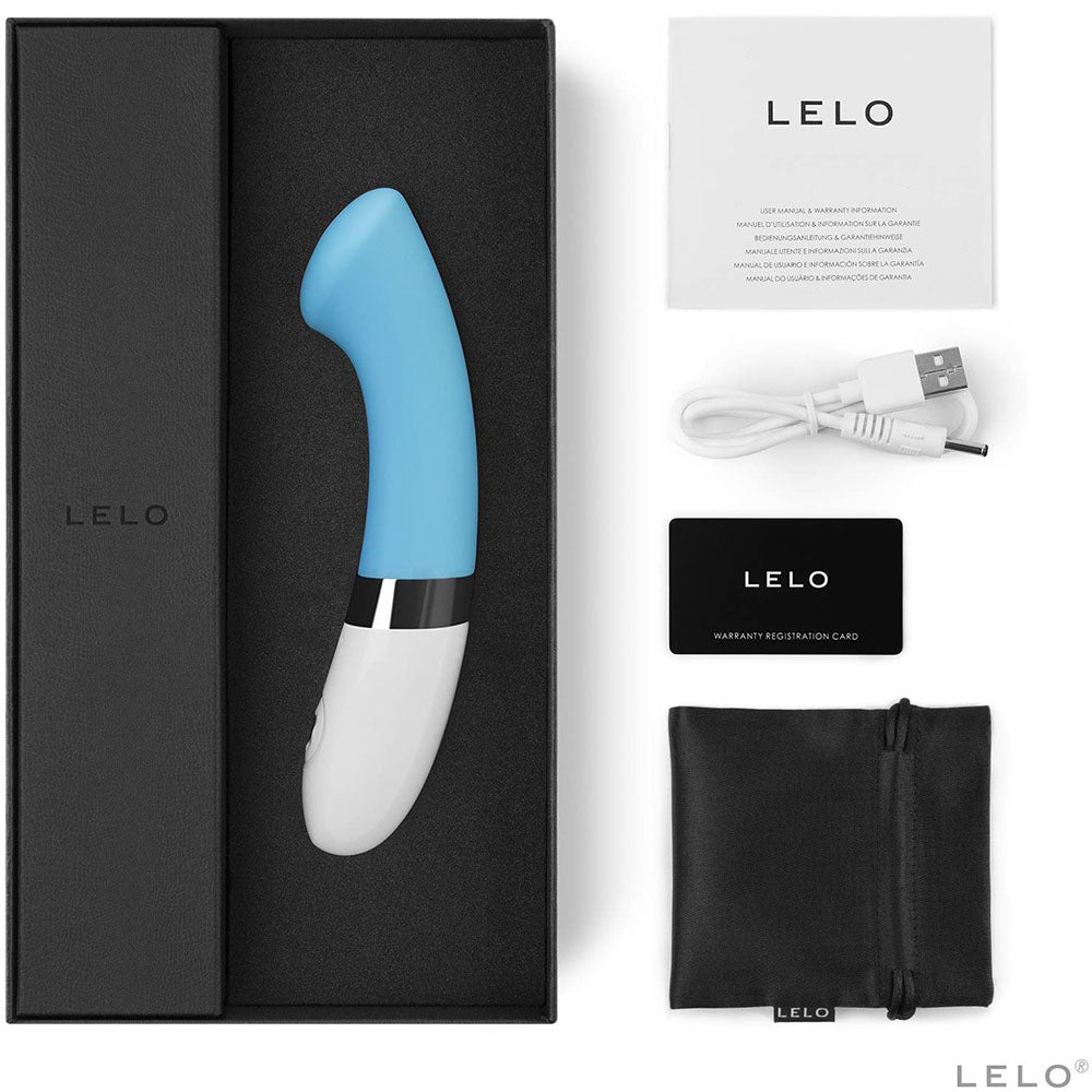 Lelo Gigi 2 Turquoise Blue G Spot Vibrator - APLTD