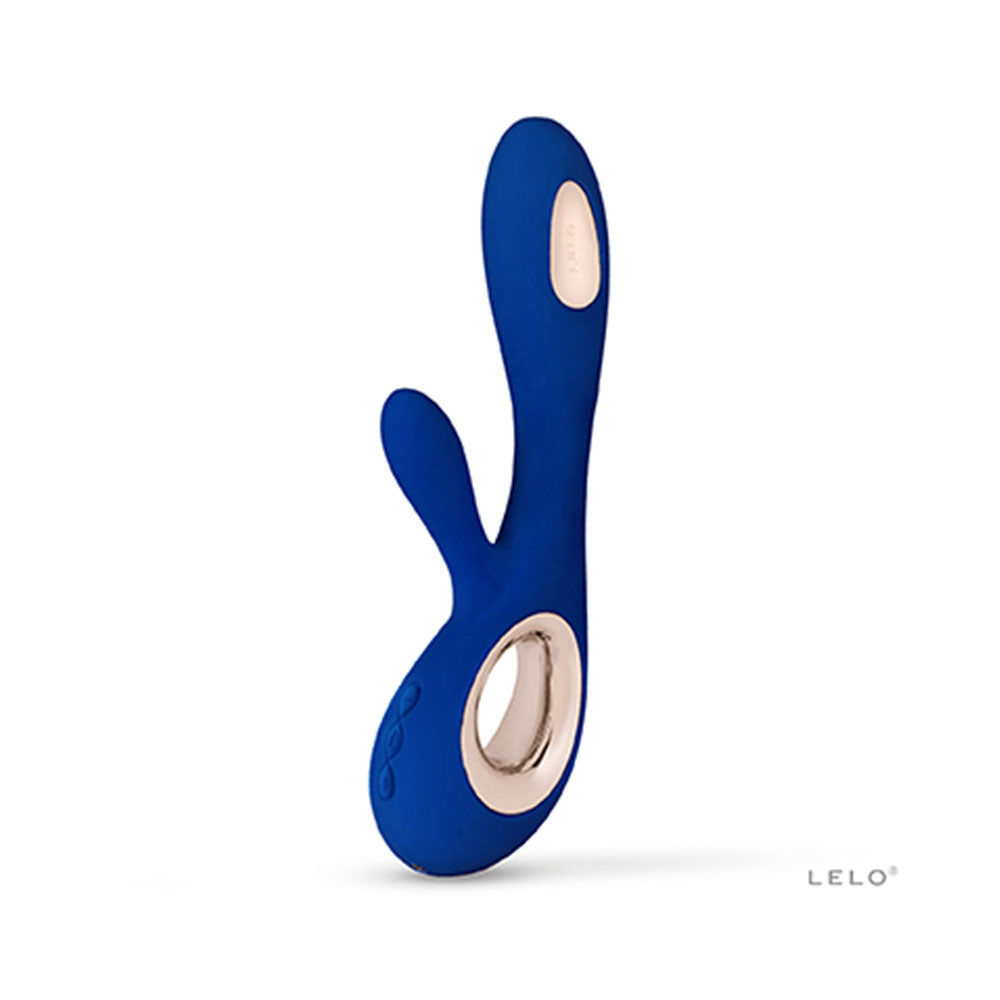 Lelo Soraya Wave Midnight Blue Dual Rechargeable Vibrator - APLTD