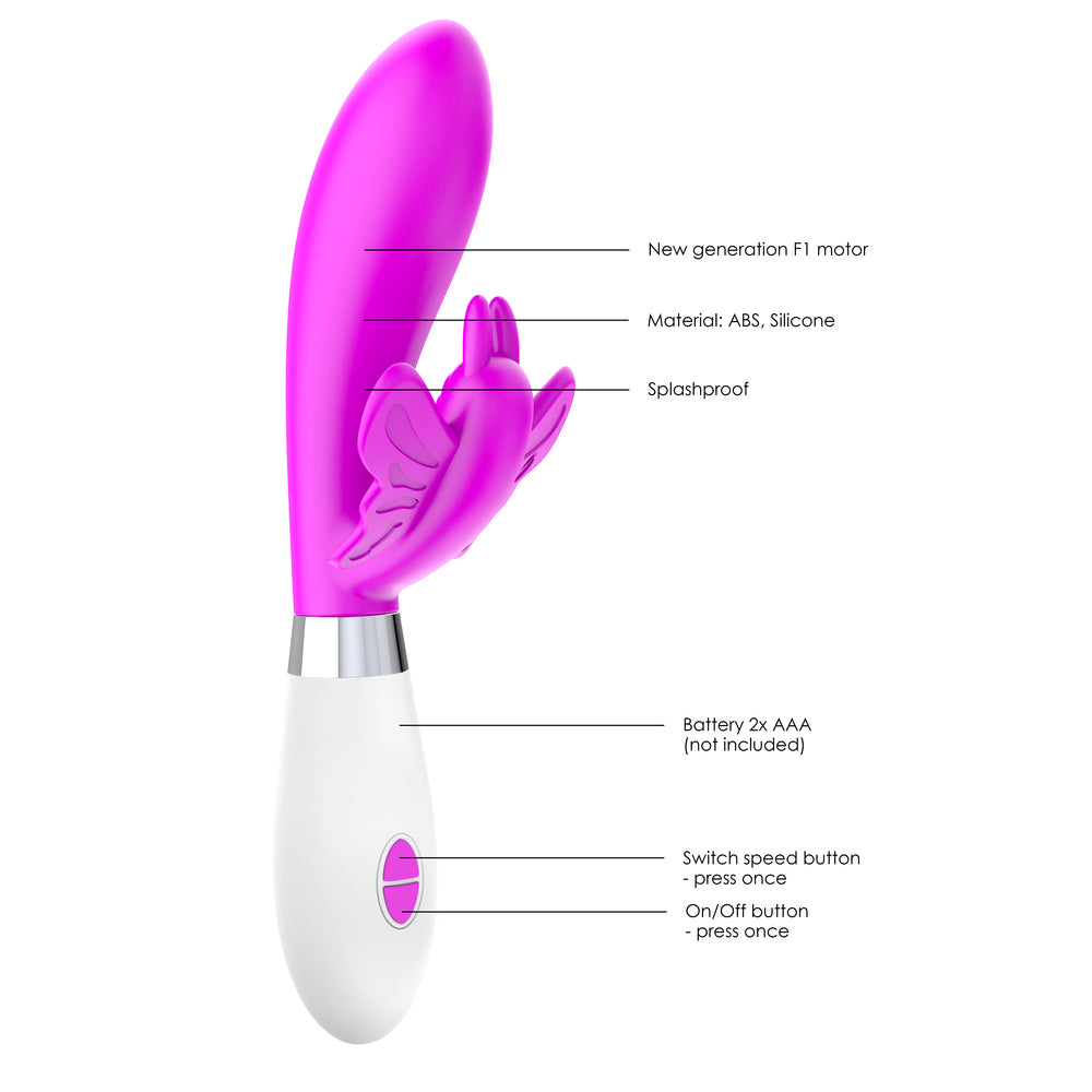 Luminous Alexios Ultra Soft Clit Stim Vibe Fuchsia - APLTD