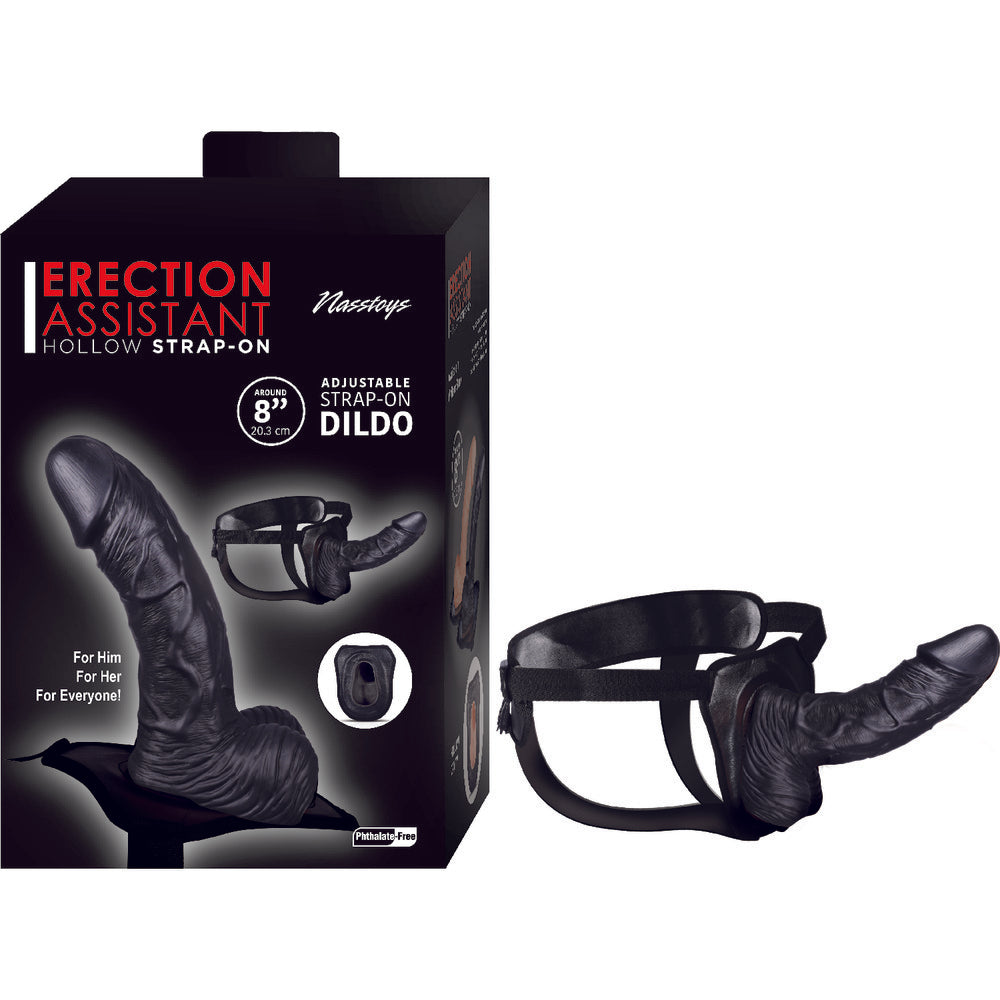 Erection Assistant Hollow Strap On 8 Inch - APLTD