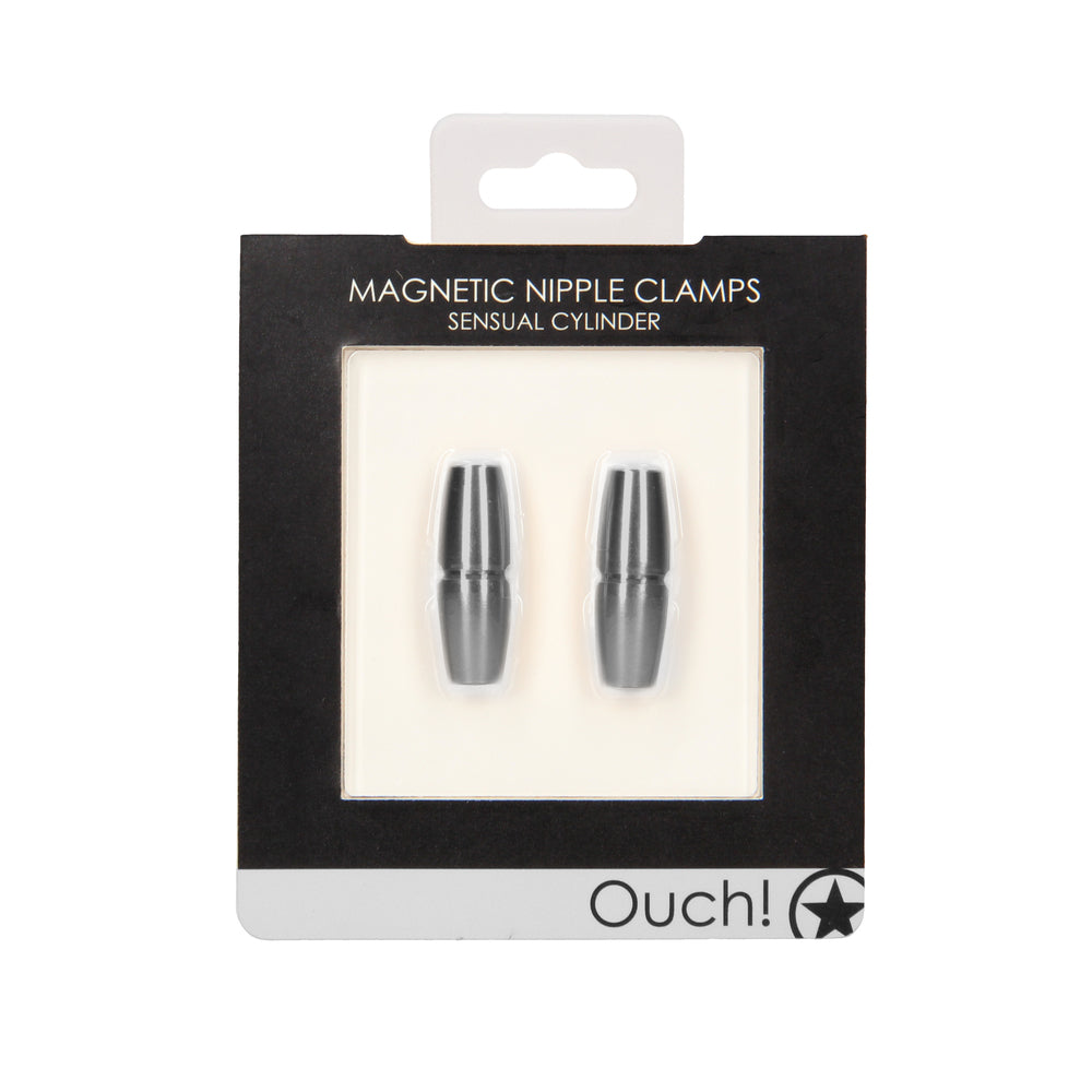 Ouch Magnetic Sensual Cylinder Nipple Clamps - APLTD