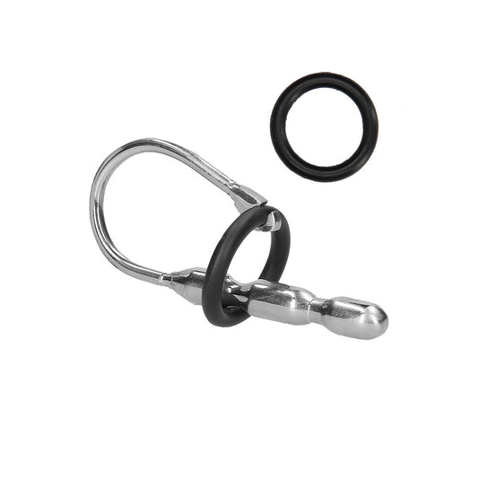 Ouch Urethral Sounding Stainless Steel Stretcher With Ring - APLTD