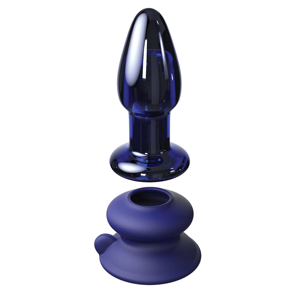 Icicles No. 85 Vibrating Glass Butt Plug Massager - APLTD