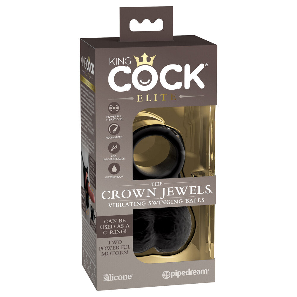 King Cock The Crown Jewels gewichtete, schwingende, vibrierende Bälle