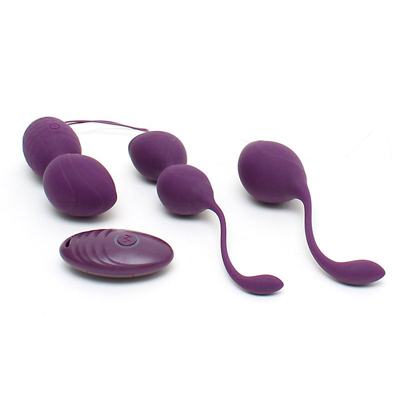 Rimini Vibrating Kegel Ball Set With Remote Control - APLTD