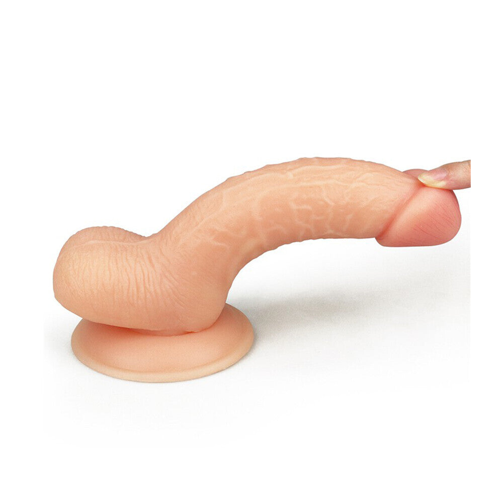 Lovetoy 7 Inch The Ultra Soft Dude Dildo - APLTD