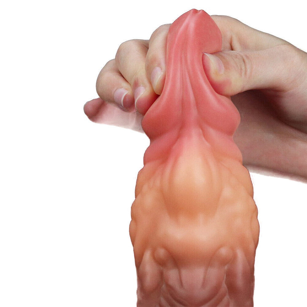 Lovetoy 7 Inch Dual Layered Silicone Cock - APLTD