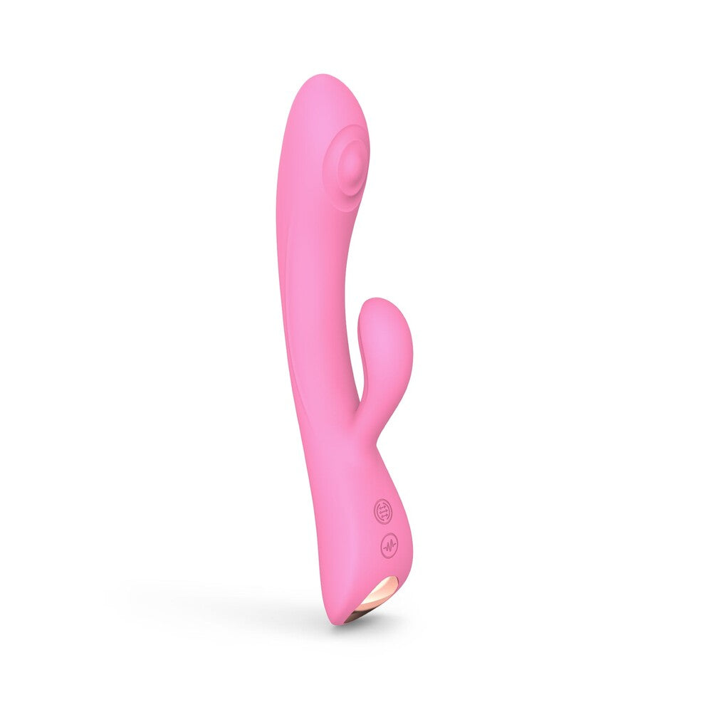 Love To Love Bunny And Clyde Tapping Rabbit Vibrator Pink - APLTD