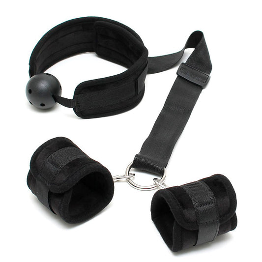 Breathable Mouth Gag With Cuffs - APLTD