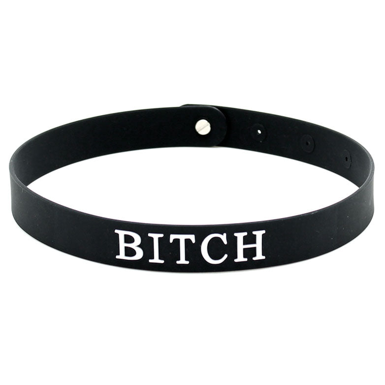 Black Silicone Bitch Collar - APLTD