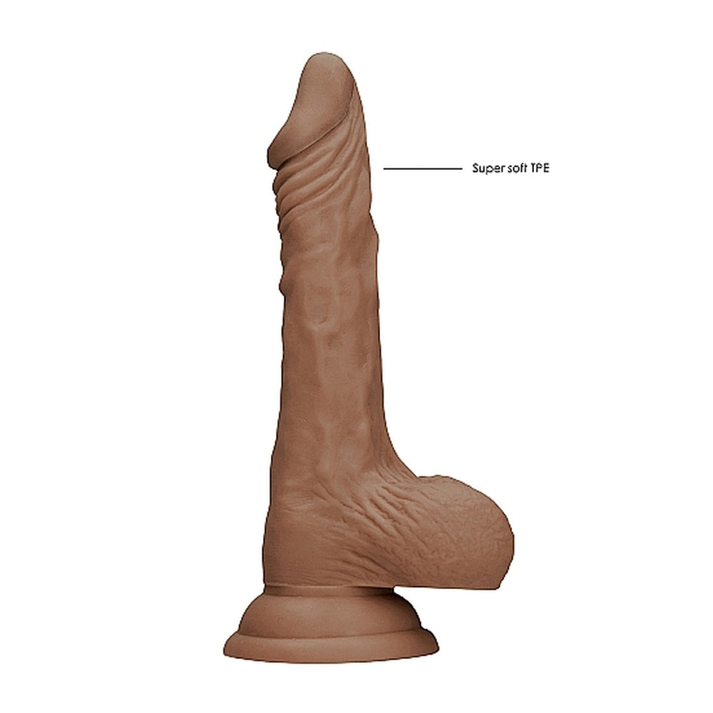 RealRock 7 Inch Dong With Testicles Flesh Tan - APLTD