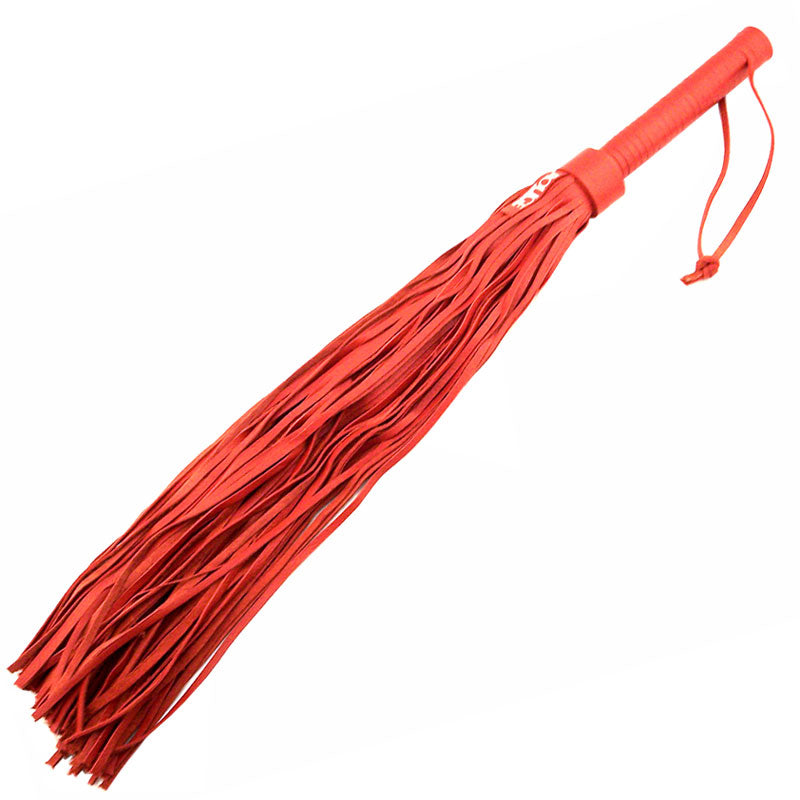 Rouge Garments Large Red Leather Flogger - APLTD