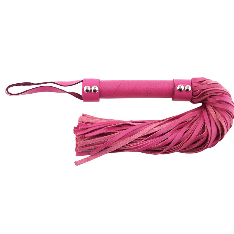 Rouge Garments Pink Leather Flogger - APLTD