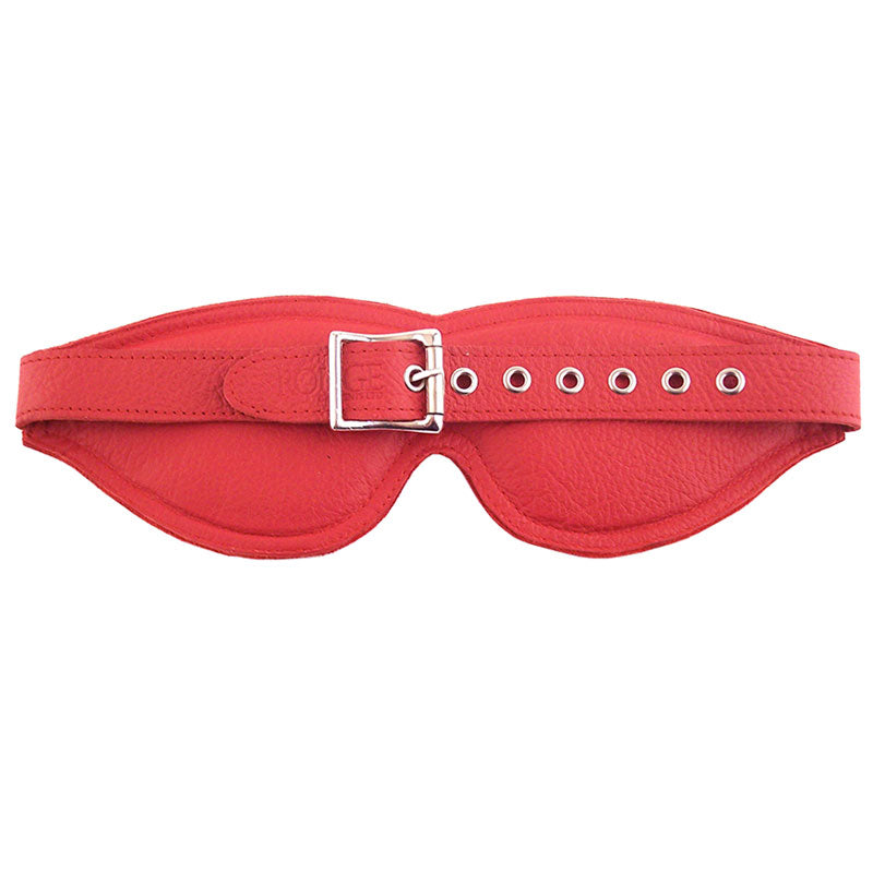 Rouge Garments Large Red Padded Blindfold - APLTD