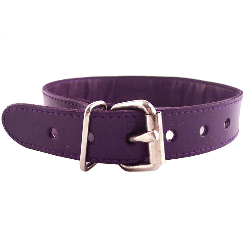 Rouge Garments Purple Studded ORing Studded Collar - APLTD