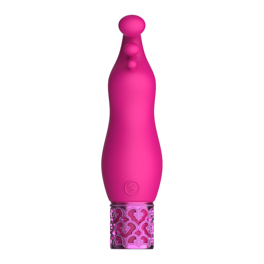 Royal Gems Exquisite Rechargeable Silicone Bullet Pink - APLTD