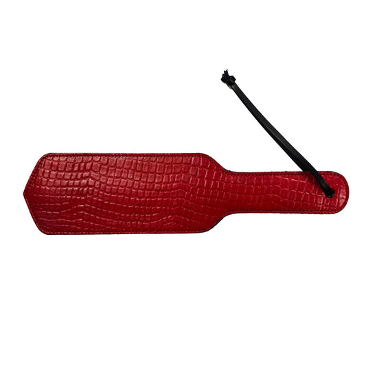 Rouge Garments Leather Croc Print Paddle - APLTD