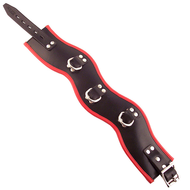 Rouge Garments Black And Red Padded Posture Collar - APLTD