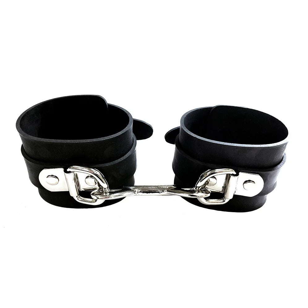 Rouge Garments Black Rubber Wrist Cuffs - APLTD