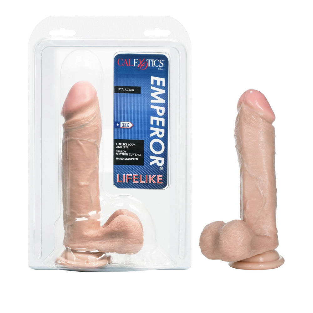 Emperor 7 Inch Life Like Dildo Ivory - APLTD