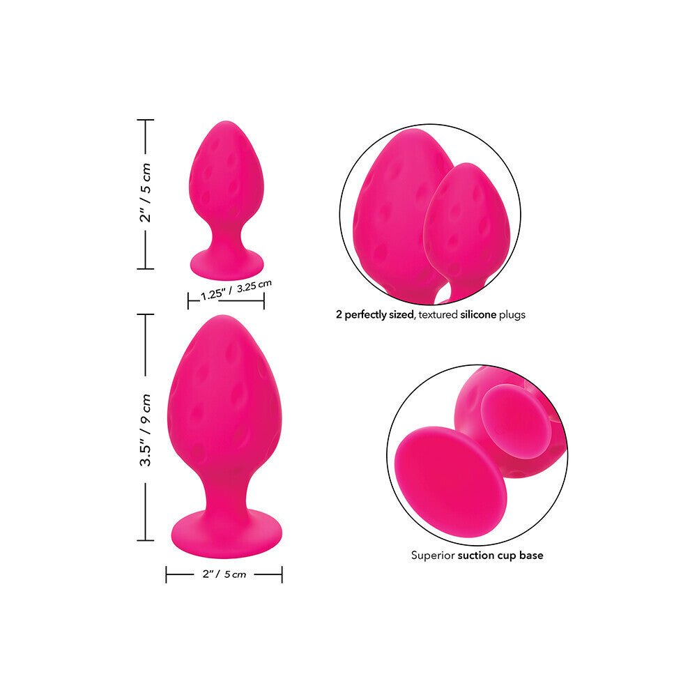 Cheeky Butt Plug Duo Pink - APLTD