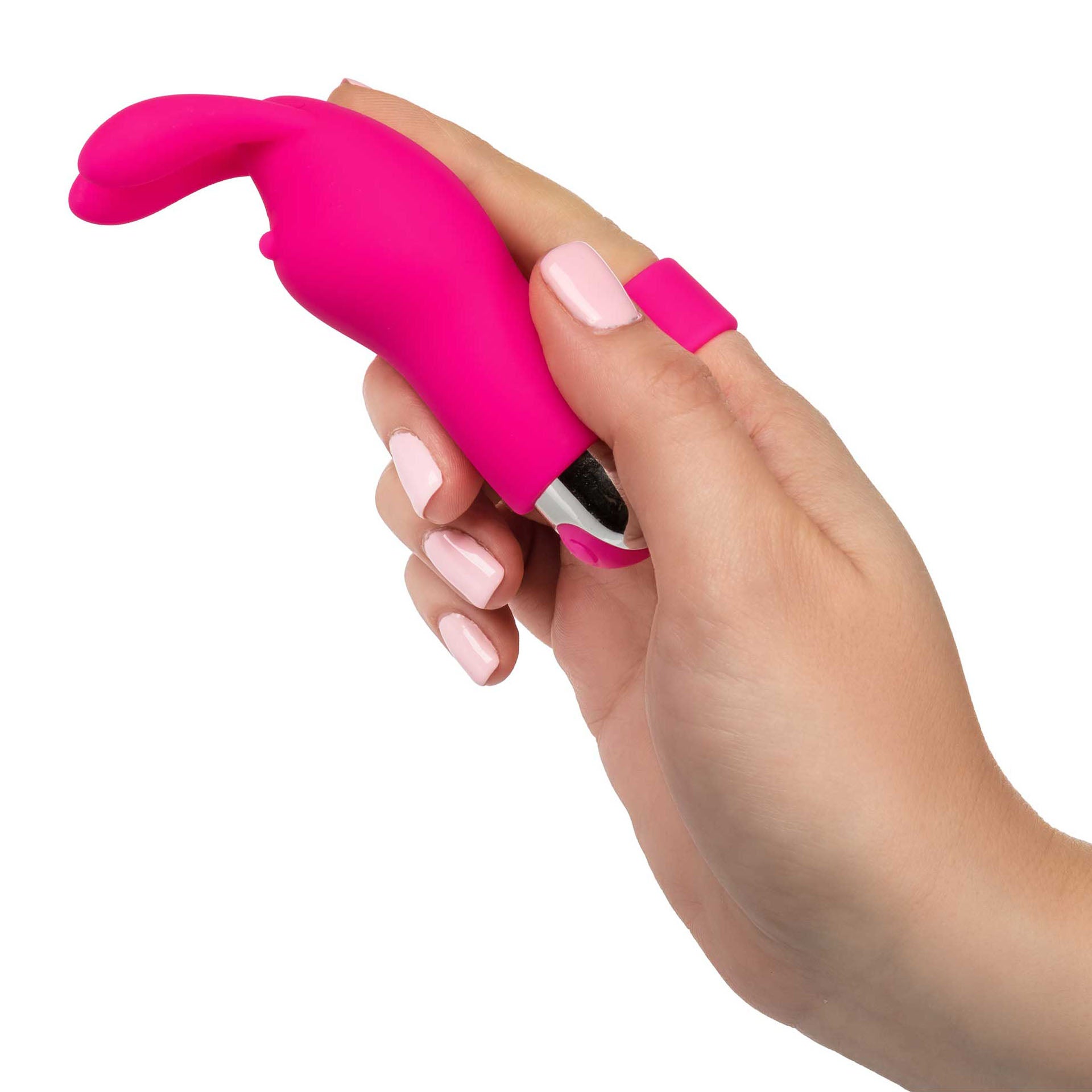 Intimate Play Pink Rechargeable Bunny Finger Vibrator - APLTD