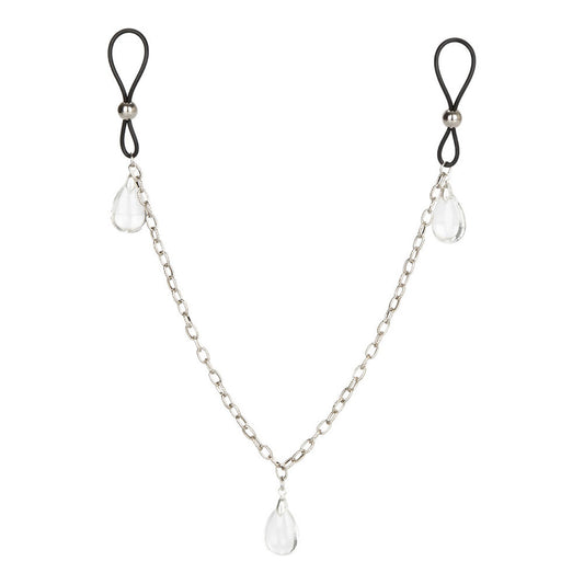 Nipple Play Non Piercing Nipple Chain Jewellery  Crystal - APLTD