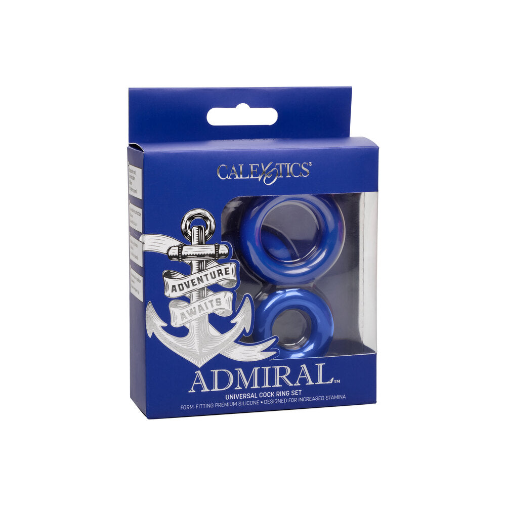 Admiral Universal Cock Ring Set Blue - APLTD
