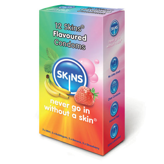 Skins Flavoured Condoms 12 Pack - APLTD