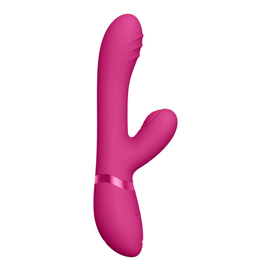 Vive Tani Finger Motion With Pulse Wave Vibrator Pink - APLTD