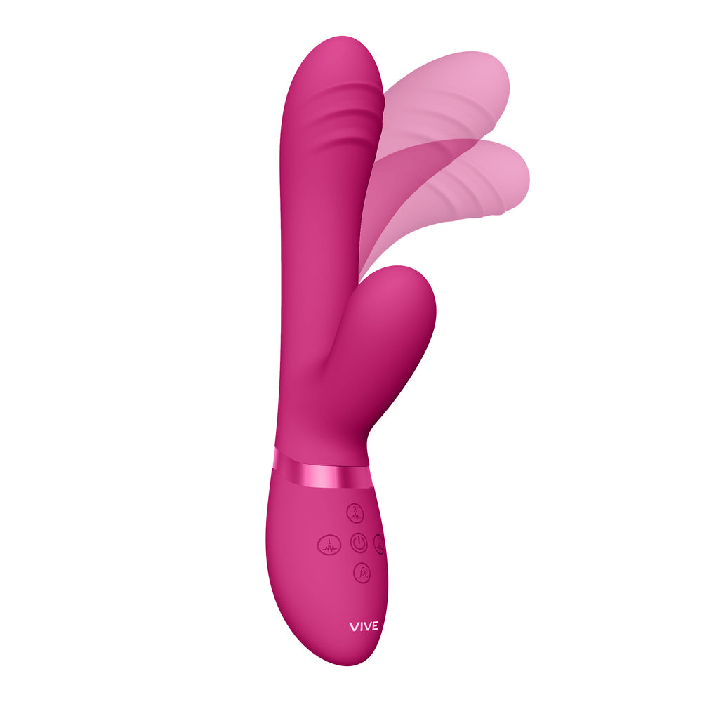Vive Tani Finger Motion With Pulse Wave Vibrator Pink - APLTD