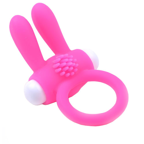 Cockring With Rabbit Ears Pink - APLTD