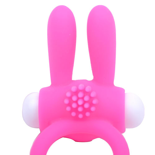 Cockring With Rabbit Ears Pink - APLTD