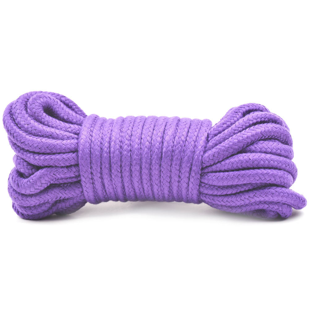 10 Metres Cotton Bondage Rope Purple - APLTD