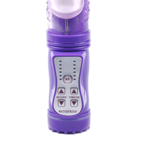 Rabbit Vibrator With Thrusting Motion Purple - APLTD