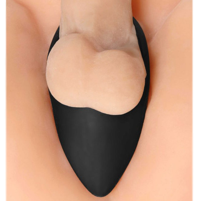 Taint Teaser Silicone Cock Ring And Taint Stimulator 2 Inch - APLTD