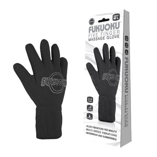Fukuoku Vibrating Five Finger Massage Glove  Right Hand - APLTD