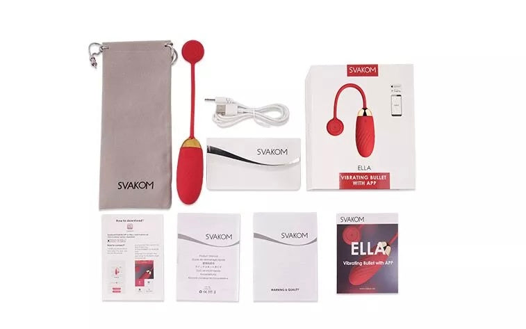 Svakom Ella Neo Red Interactive Vibrating Bullet - APLTD