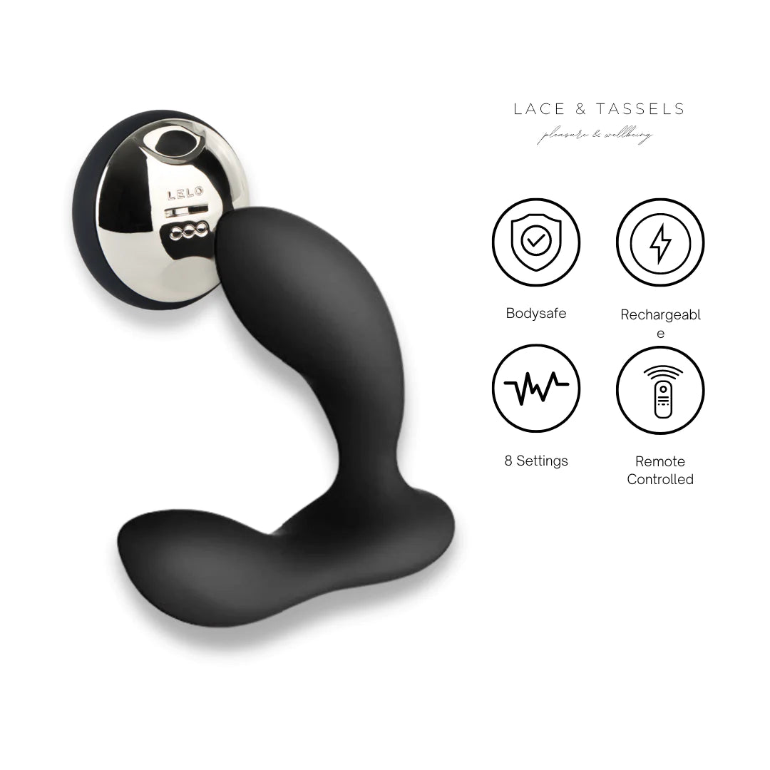 Lelo Hugo Luxury Prostate Massager Black - APLTD