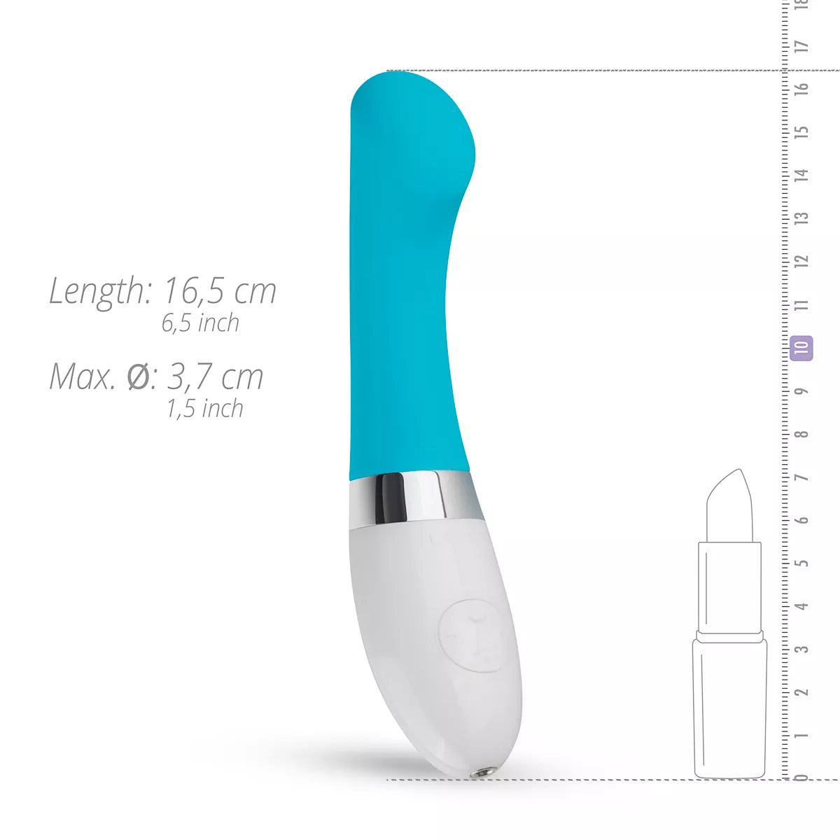 Lelo Gigi 2 Turquoise Blue G Spot Vibrator - APLTD