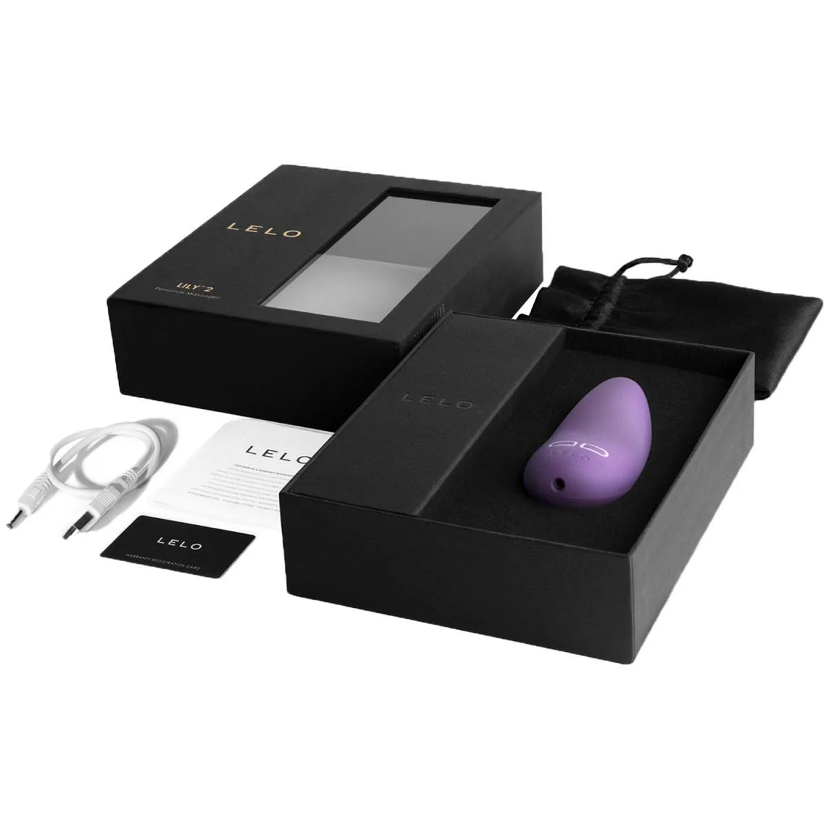 Lelo Lily 2 Luxury Clitoral Vibrator Lavender