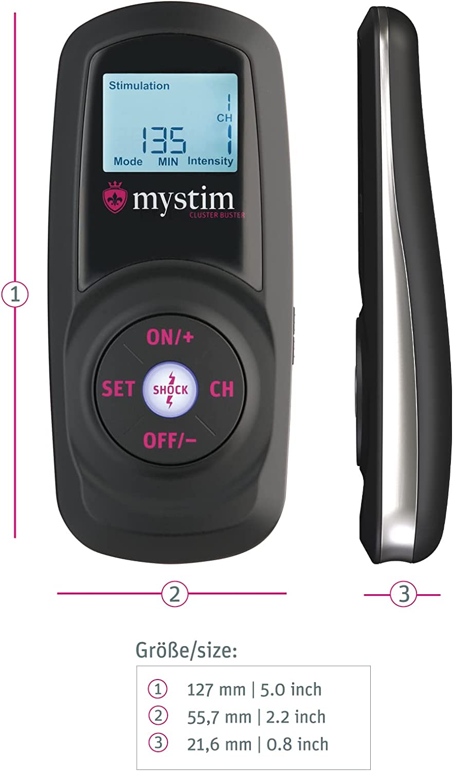 Mystim Tension Lover Digital Electric Stimulator