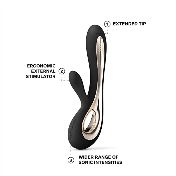 Lelo Soraya 2 Dual Rabbit Vibrator Black - APLTD