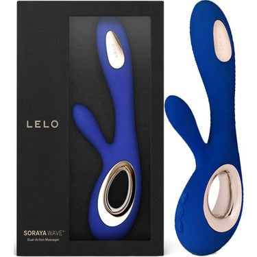 Lelo Soraya Wave Midnight Blue Dual Rechargeable Vibrator