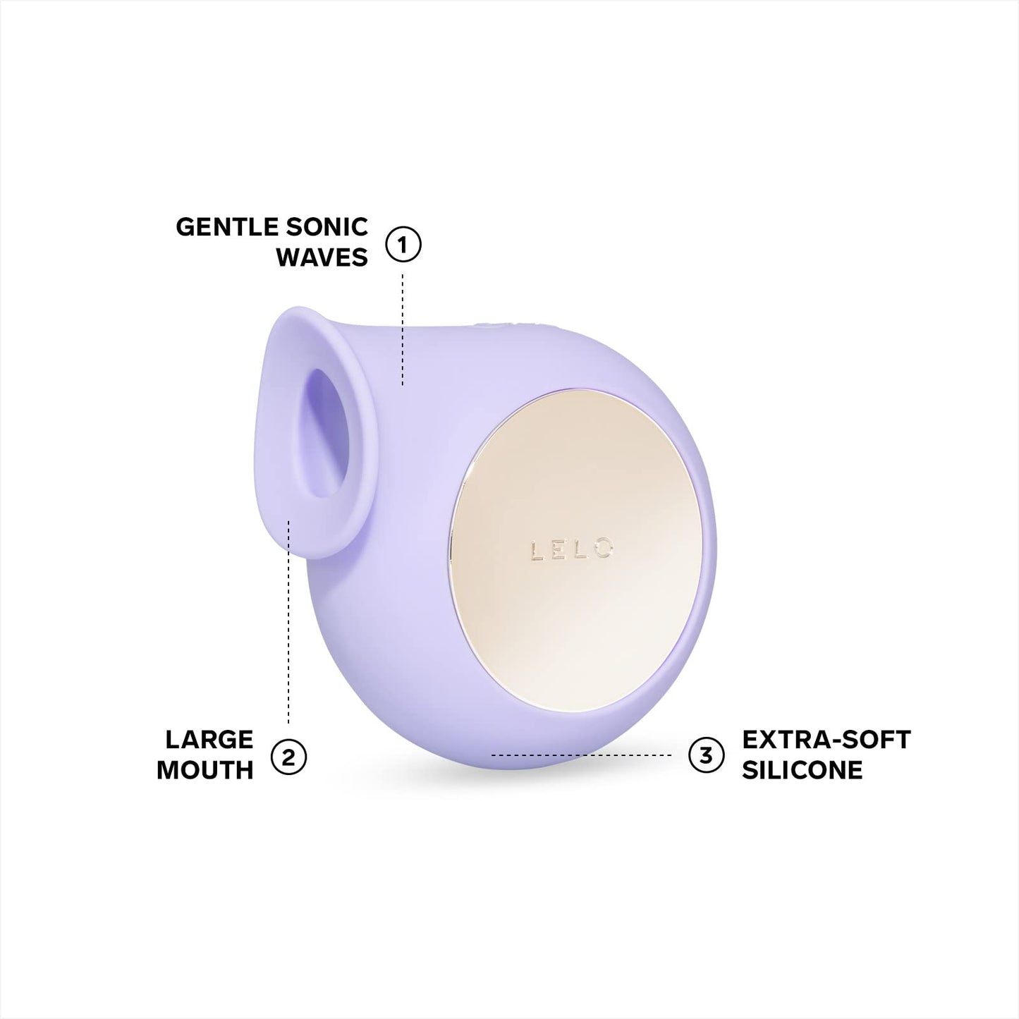 Masseur clitoridien Sila Lilac Sonic Wave de Lelo