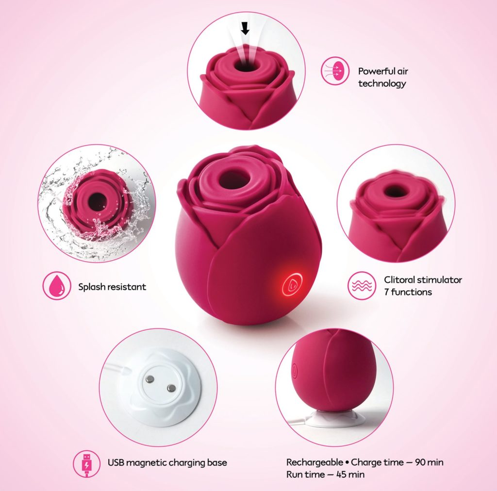 Inya Le Stimulateur Clitoridien en Silicone Rose