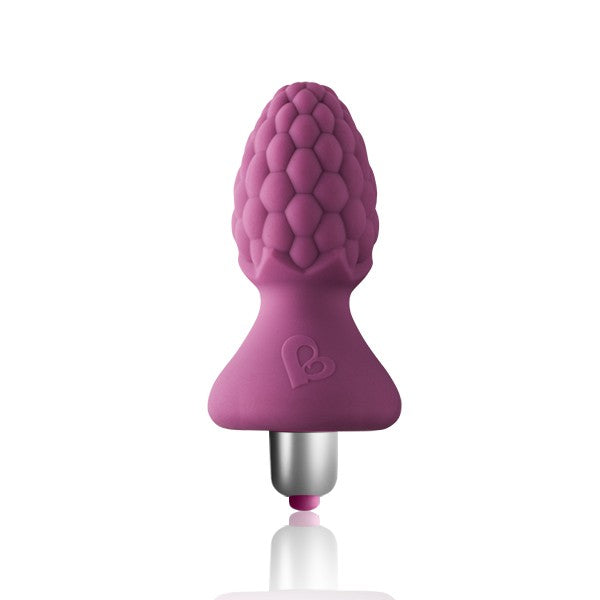 Rocks Off 7 Speed AssBerries Raspberry Butt Plug - APLTD