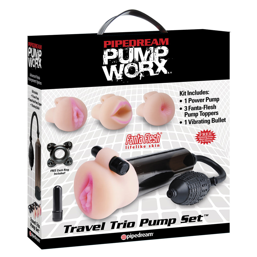 Pump Worx Travel Trio Set Masturbator - APLTD
