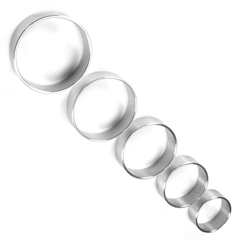 Thin Metal 1.35 inches Diameter Cock Ring - APLTD